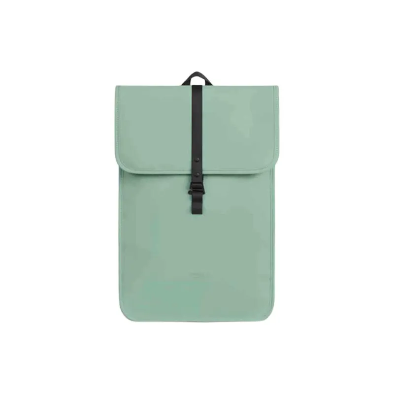 Gaston Luga Polyurethane Backpack Medium Size Unisex Mint Green-0