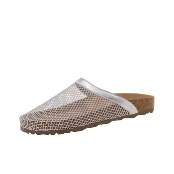 WUJI Rubber Sole Cut Out Slip Resistant Abrasion Resistant Closed Toe Slippers Women's