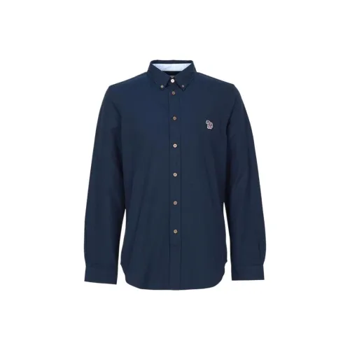 Paul Smith Zebra Patch Cotton Shirt