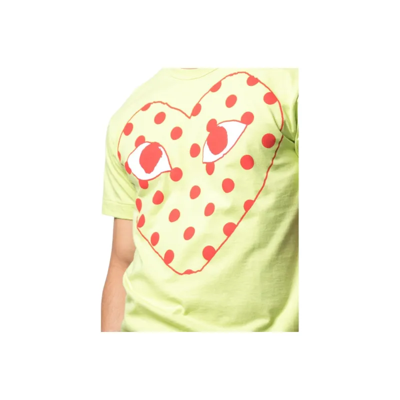 CDG Play T Shirts Men Green-4