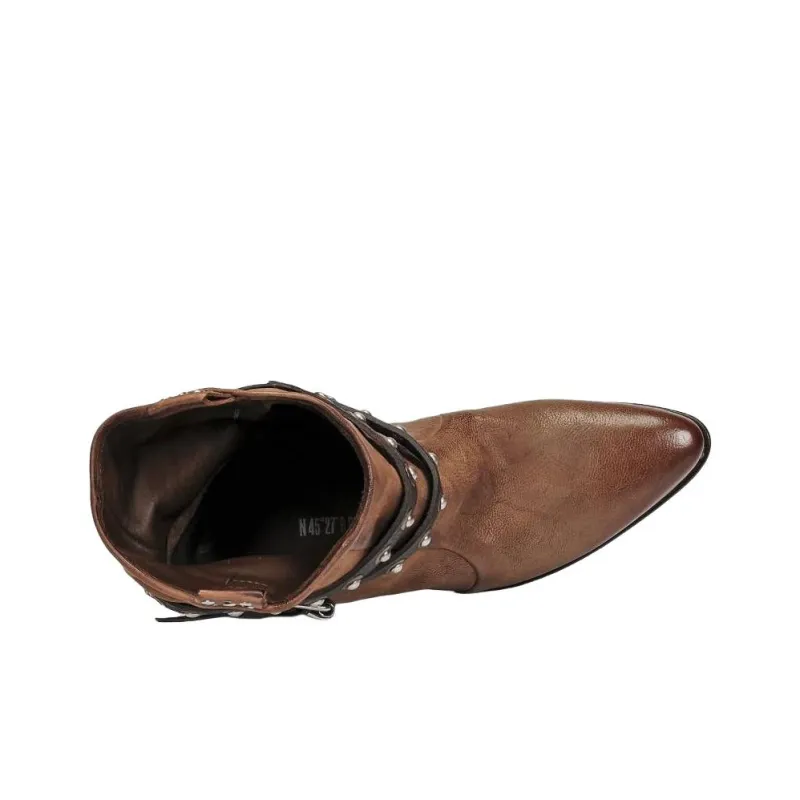 AirStep TINGET Ankle Boots 8cm Women's Brown-3