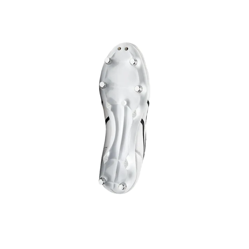 Diadora SG Soft Ground Cushioning, Wear Resistant Soccer Shoes Men's White-4