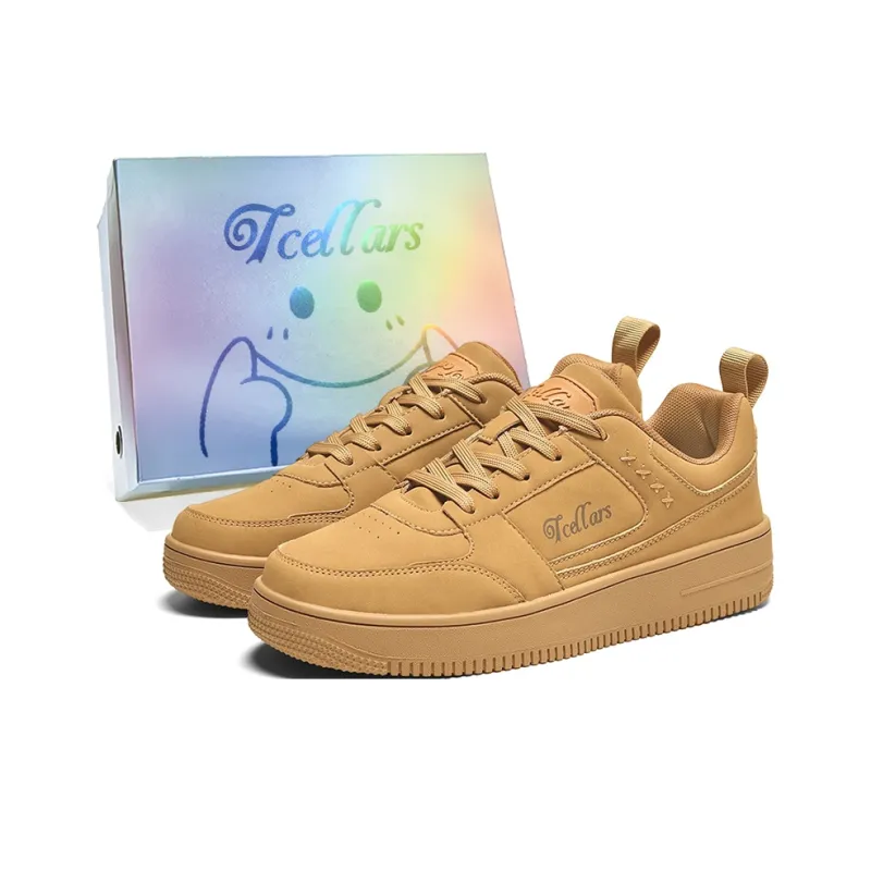 TCELLARS Skateboard Shoes Unisex Low Top White-24