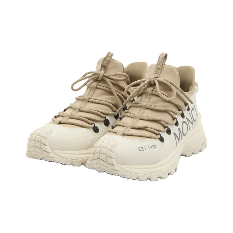 Moncler Low Top Casual Shoes Men's Beige-2