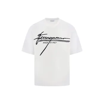 Ferragamo Logo print Cotton T shirt