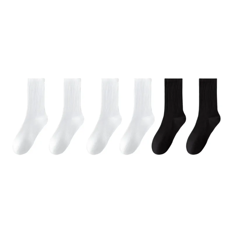 PLANDOO Mid Calf Socks Unisex 6 Pack-0