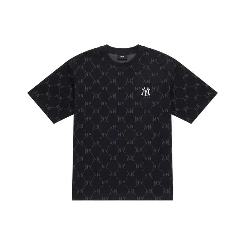 MLB MONOGRAM Collection Boston Red Sox SS25 T Shirt Unisex Black-3
