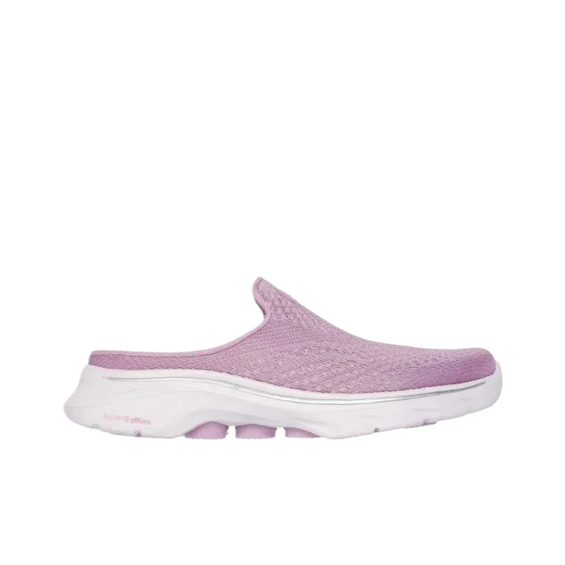 Skechers GOWALK Shock Absorbers Rebound Low Top Casual Shoes Women's Light Purple-1