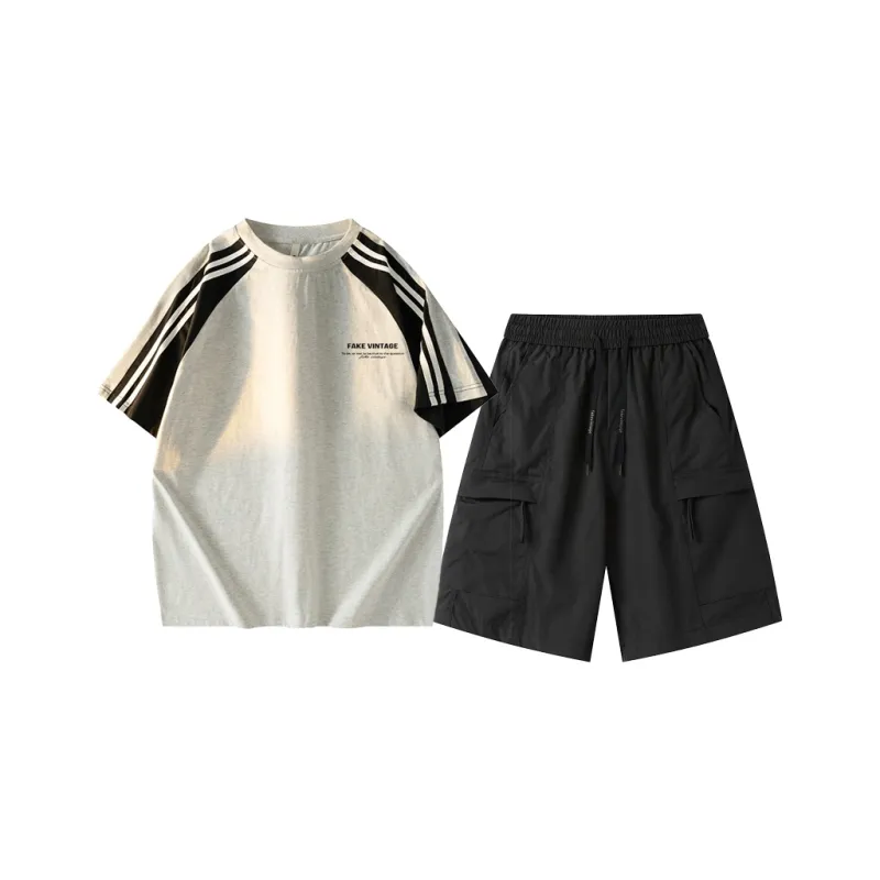 FAKE VINTAGE Casual Sportswear Unisex-5