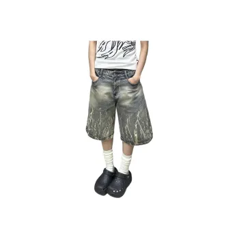 CORNILOT Denim Shorts Unisex Blue