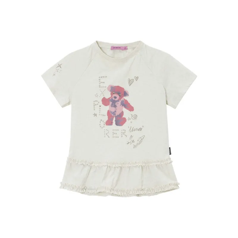 UNVESNO T Shirts Women's Light Sand Apricot-0