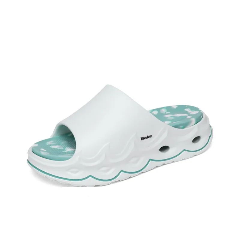 BAKE Quiet Slip Resistant Abrasion Resistant Slide Slippers Unisex-10