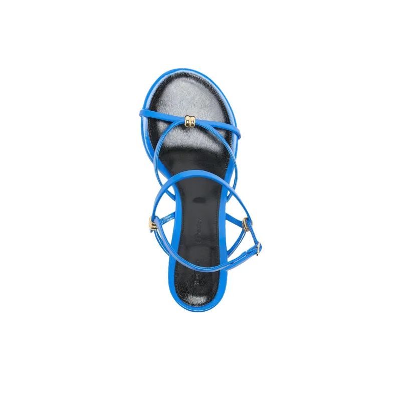 PROENZA SCHOULER Coil Wedge One Strap Sandals 7cm Women's Blue-4