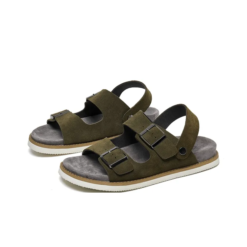 Lee Cooper Beach Sandals Men Yellow Brown/Jasper-6