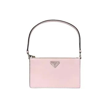 PRADA Leather Handbag Mini Women's Pink