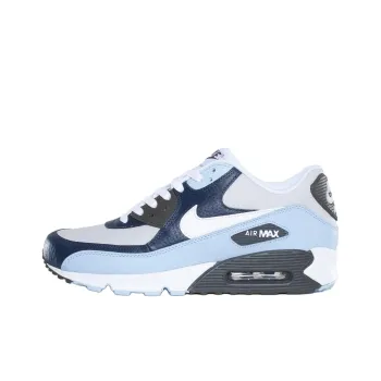 Nike Air Max 90 Anti Slip Wear Resistant Low Top Running Shoes Men's Light Blue