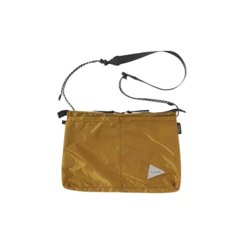 And Wander Nylon Shoulder Bag, Crossbody Bag Unisex Yellow