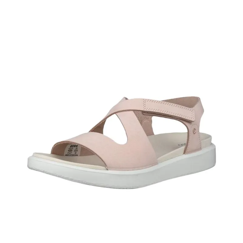 Ecco Flowt One Strap Sandals Women's Pink-1