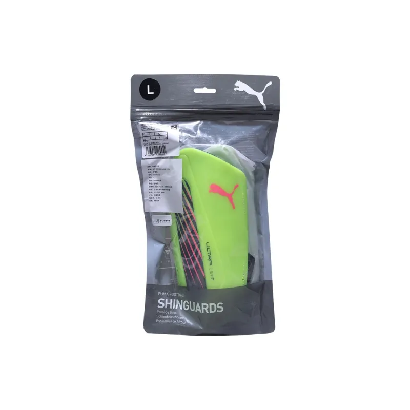 PUMA Soccer Shin Guards Technology Synthetic Material Soccer Training Men S M L Protective-3