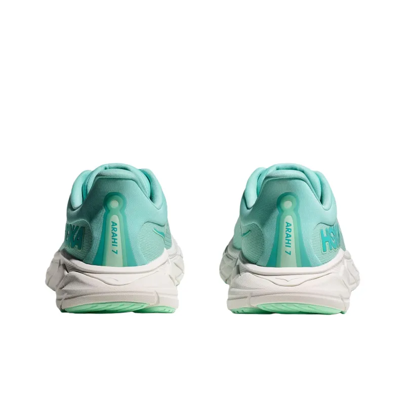 HOKA ONE ONE Arahi 7 Anti Slip Wear Resistant Low Top Running Shoes Women's Blue Green-5