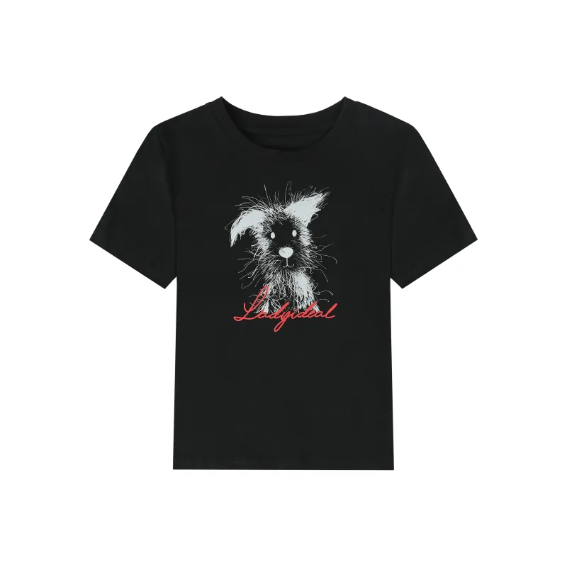 LADY IDEAL Regular T Shirt Women's Short Sleeved-0