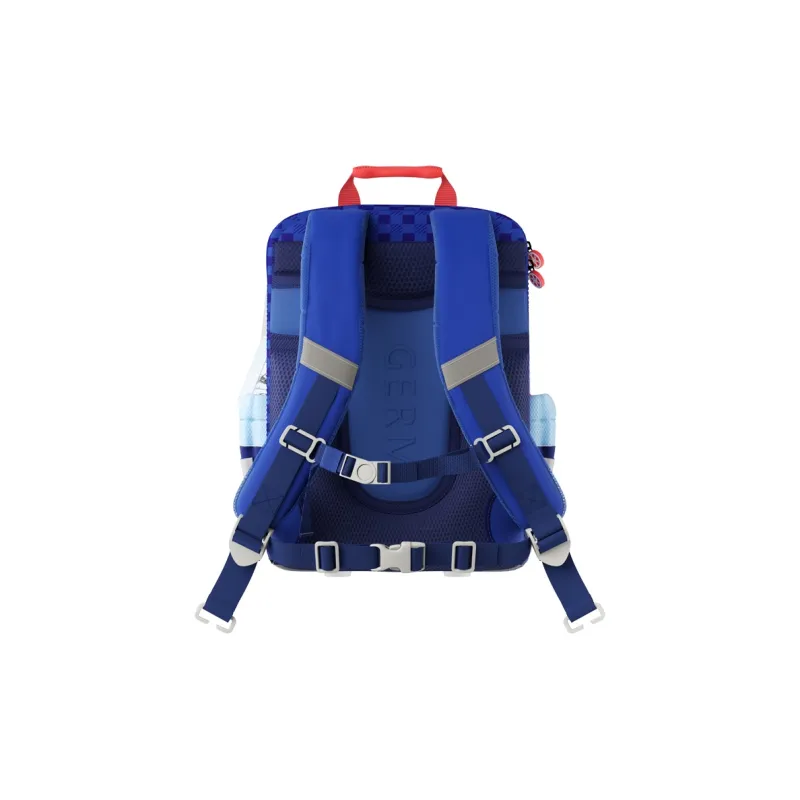Germ Polyester Backpack Student Backpack Kids' Blue-2