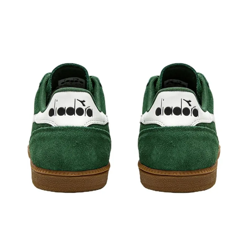 Diadora Anti Slip Wear Resistant Low Top Skateboard Shoes Men's Green-4
