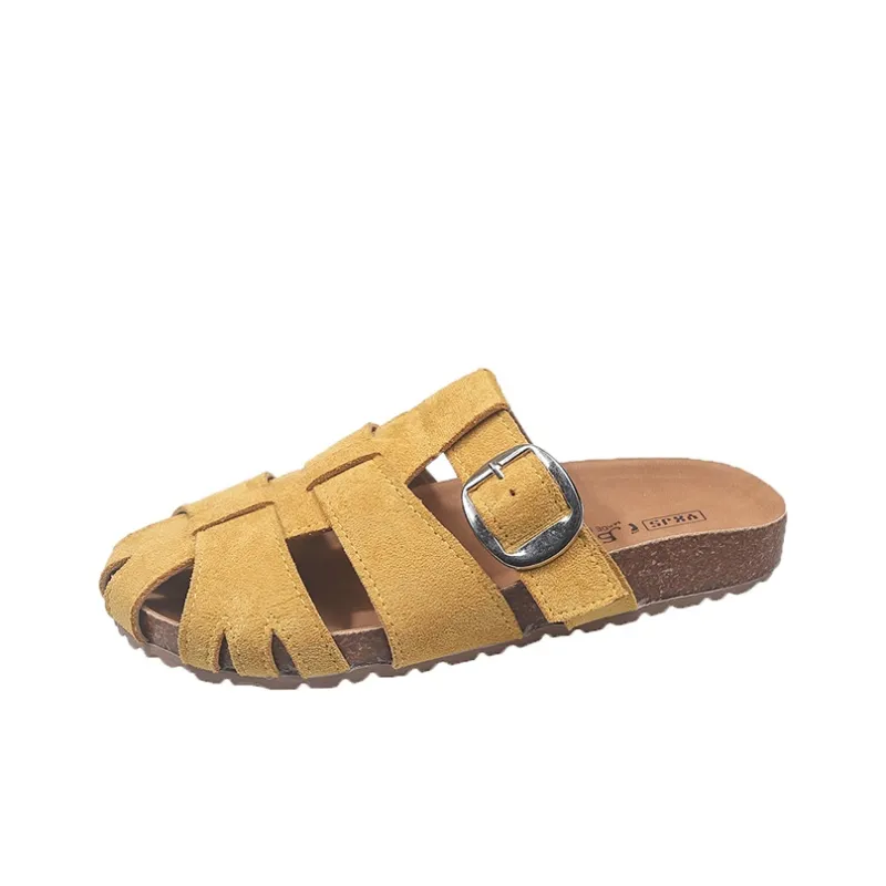 Puppytown Rubber Sole Slip Resistant Abrasion Resistant Closed Toe Slippers Women's-0