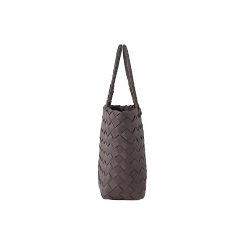 MUJI Polyethylene Handbag Women's Gray/Black/Pink-2