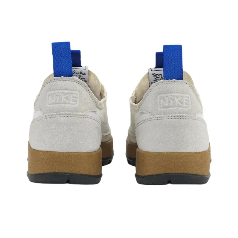 Tom Sachs x Nike Craft Anti Slip Wear Resistant Low Top Skateboard Shoes Unisex Ecru-3