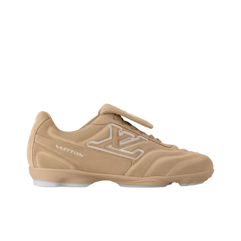 LOUIS VUITTON Footprint Soccer Low Top Casual Shoes Men's Umber-1