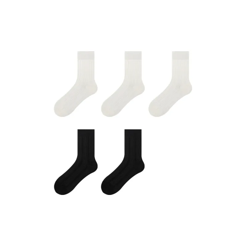 Top Melon Mid Calf Socks Women's Combo Set-36