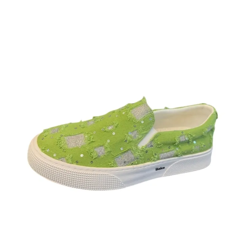 BAKE Anti Slip Wear Resistant Low Top Skateboard Shoes Men's-0