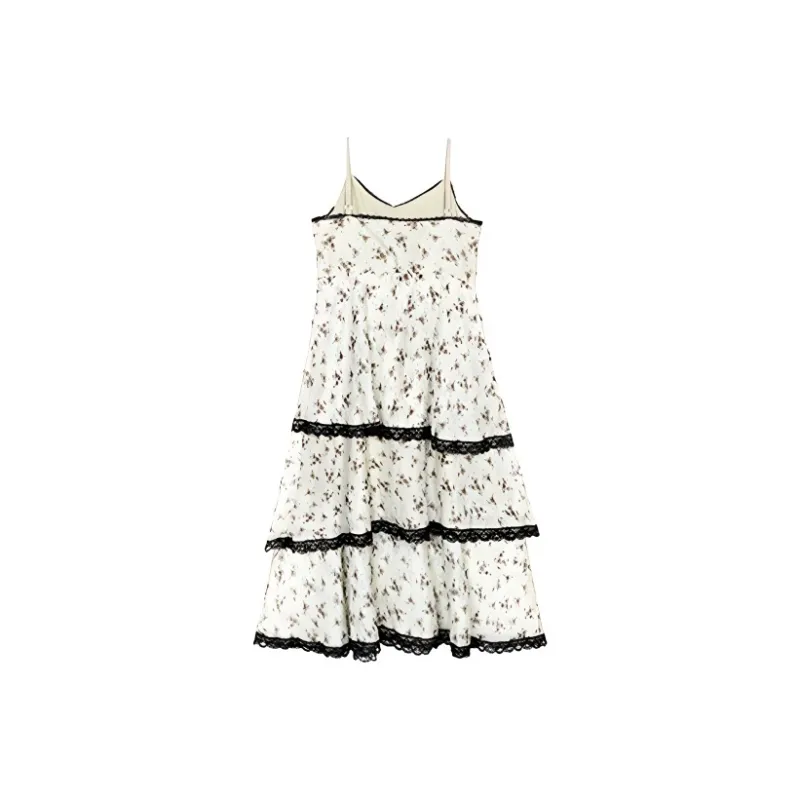GUOZHEN Slip Dresses Women's Apricot-1