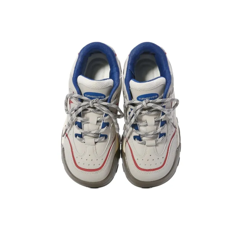 The New Age Family Low Top Skateboard Shoes Women's Red Blue-2