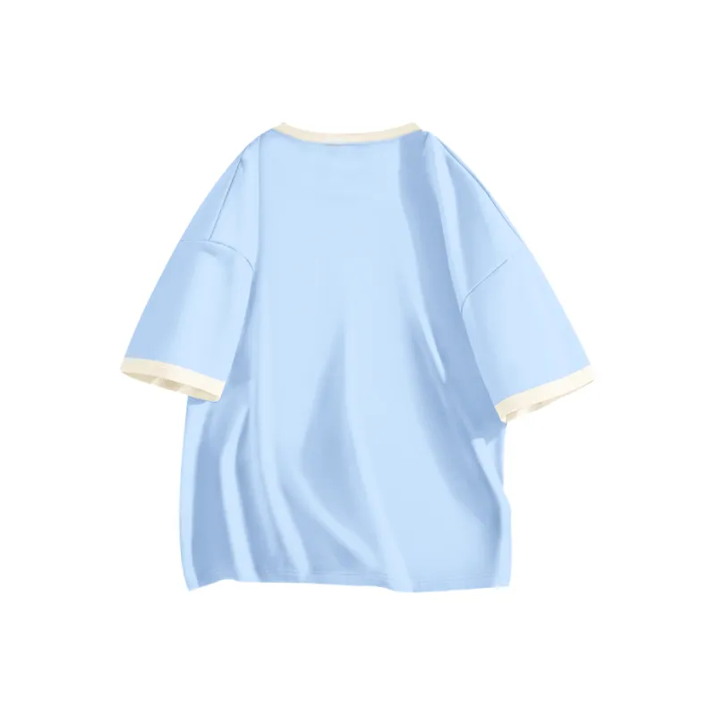 JEANSWEST Drop Shoulder Sleeve T Shirt Women's-1