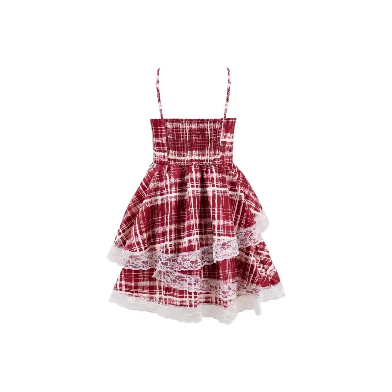 DOKZB Slip Dresses Women's Red-1