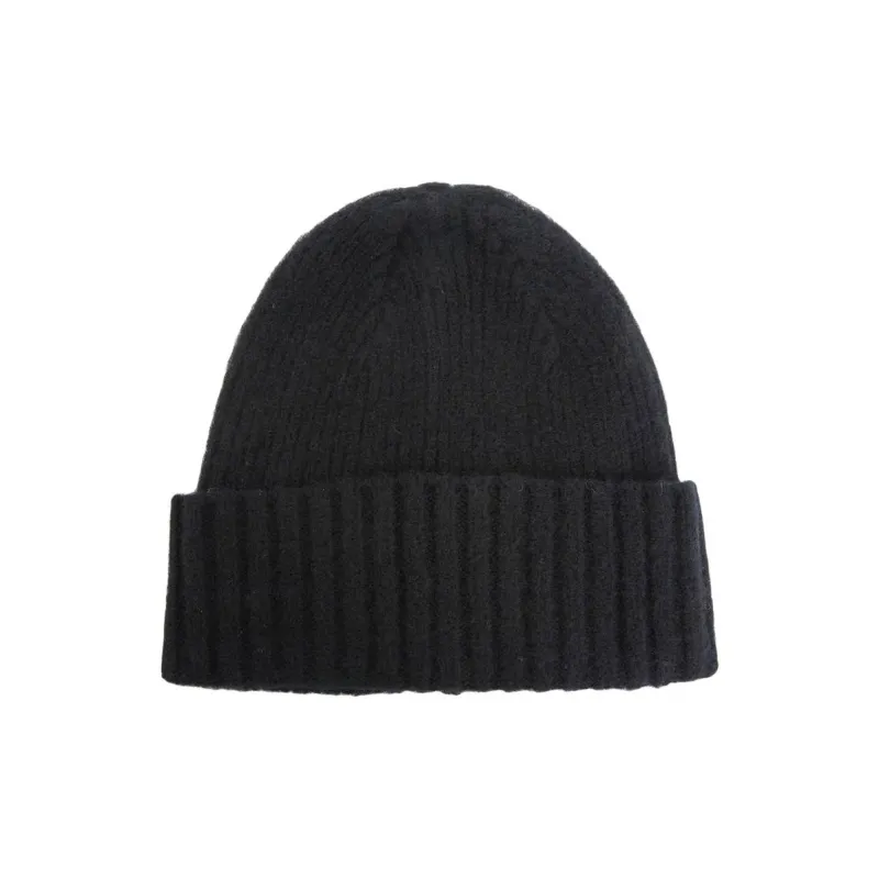 HOWLING STAR Lambswool Beanies Unisex Black-0