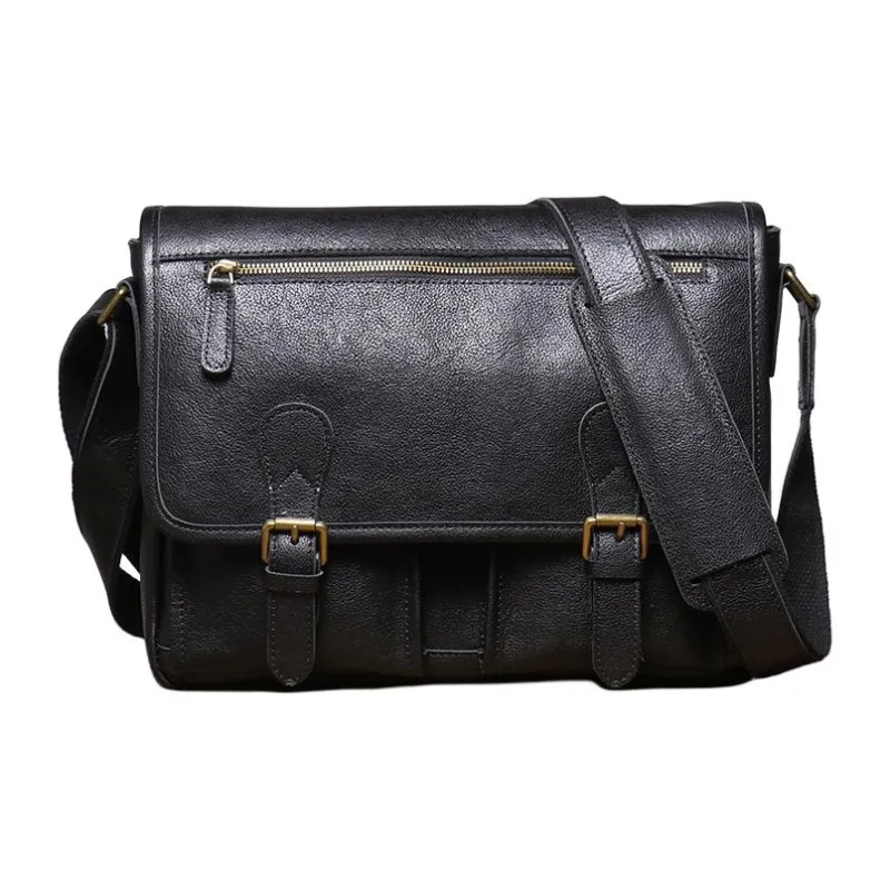 LARTIGENT Top Grain Cow Leather Shoulder Bag Men's Multicolor-0