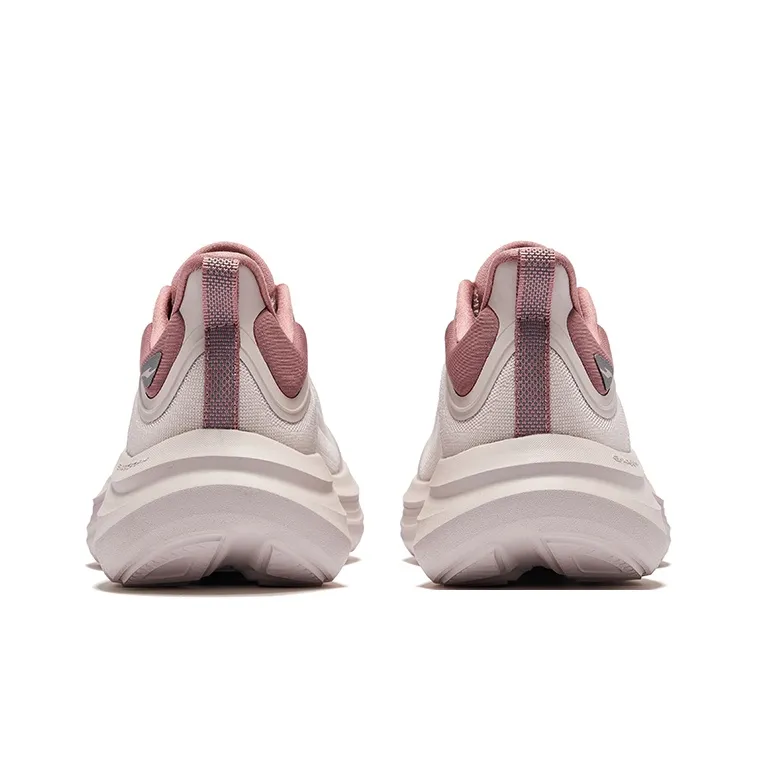 Erke Cloud Motion Running Shoes Women's Low Top Painted Gray Lip Stain-3