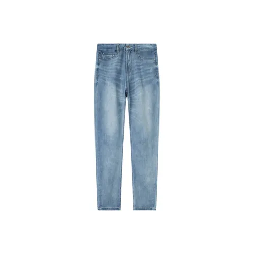 Jiumuwang Men's Pants Expert Air Jeans New Fashion Collection SS25 Jeans Unisex Light Blue