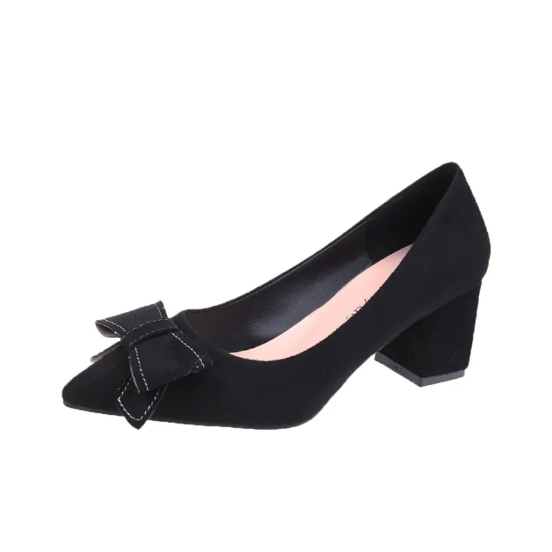 Zomila Chunky Heel High Heels Women's Black-0