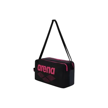 Arena Polyester Crossbody Bag, Shoulder Bag Women's Black & Pink