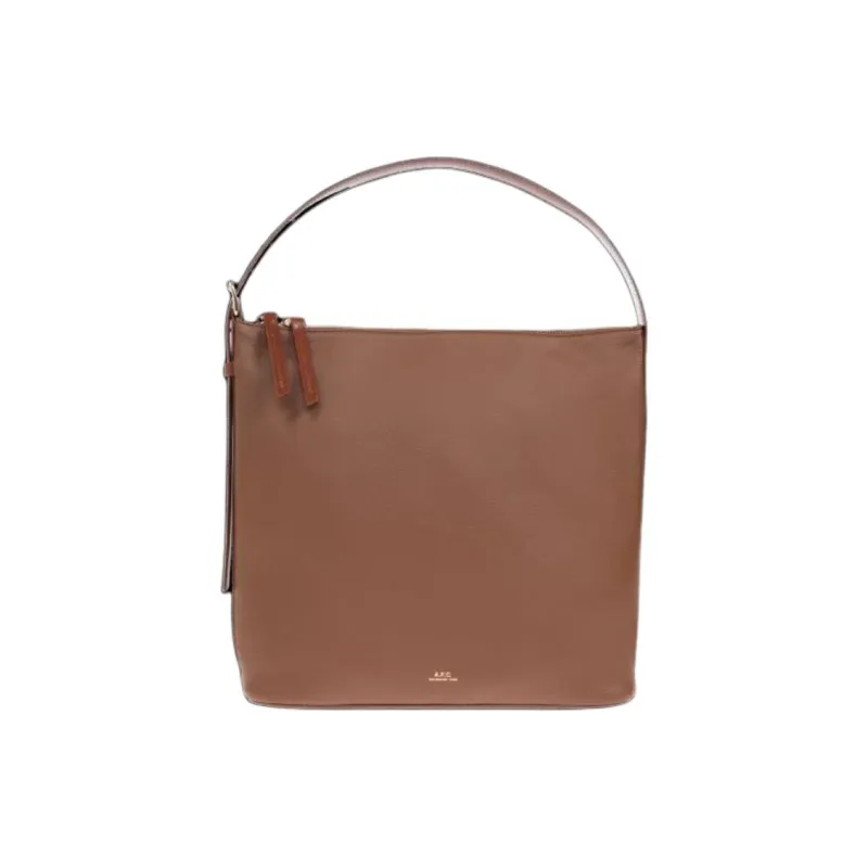 A.P.C Leather Shoulder Bag Women's Brown-0
