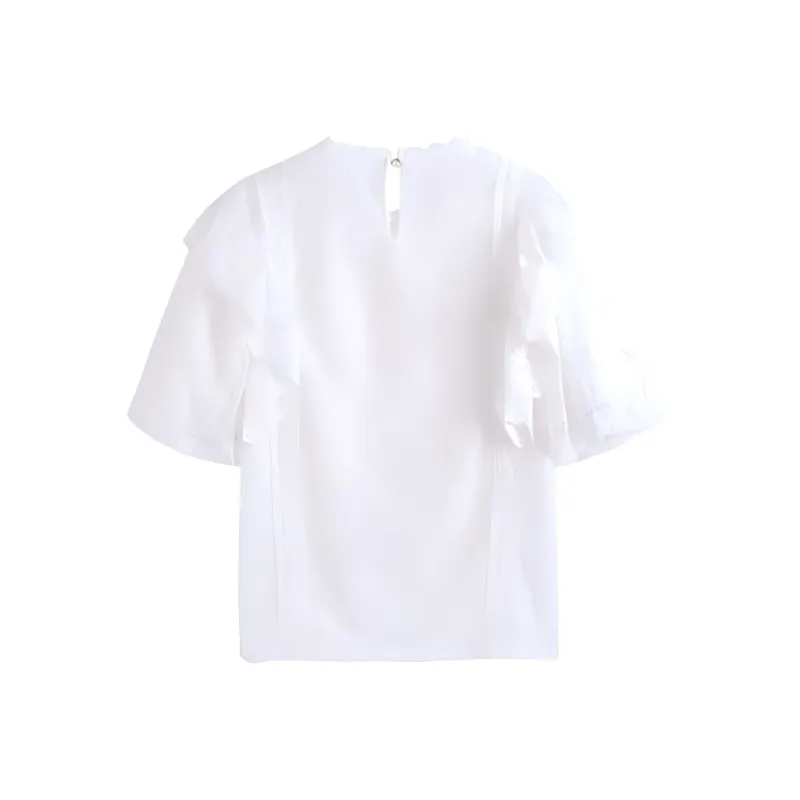 OZVO Shirts Women's White-1