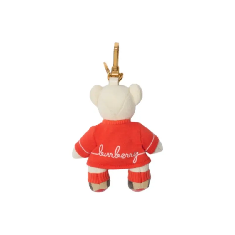 Burberry Wool Bag Accessory Unisex Ecru & Red-1