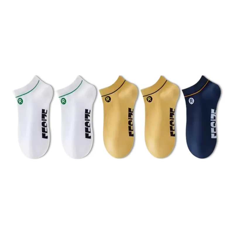 LUOLIAN Ankle Socks Men's 5 Pack-4