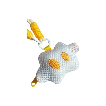 DANGEROUSPEOPLE Polyester Coin Purse Regular Unisex White/Yellow/Yellow