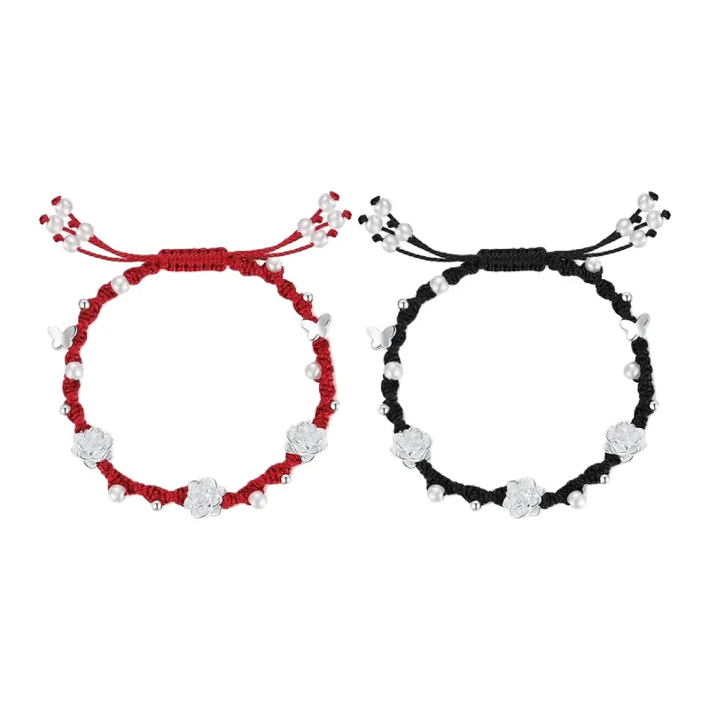 CHINA GOLD 999 Fine Silver Bracelets Women's-6