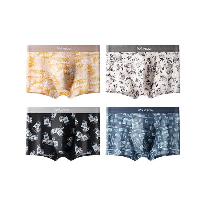 MIIOW Trend Party Series Underpants Men's 4 Pack-20